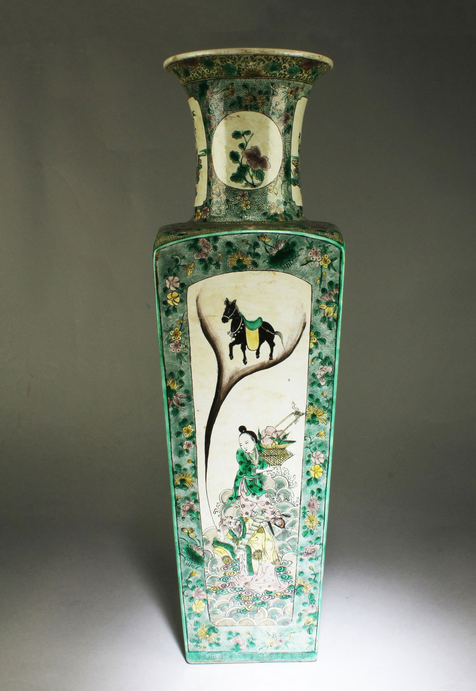18th Century Chinese Sancai Vase (1 of 14)