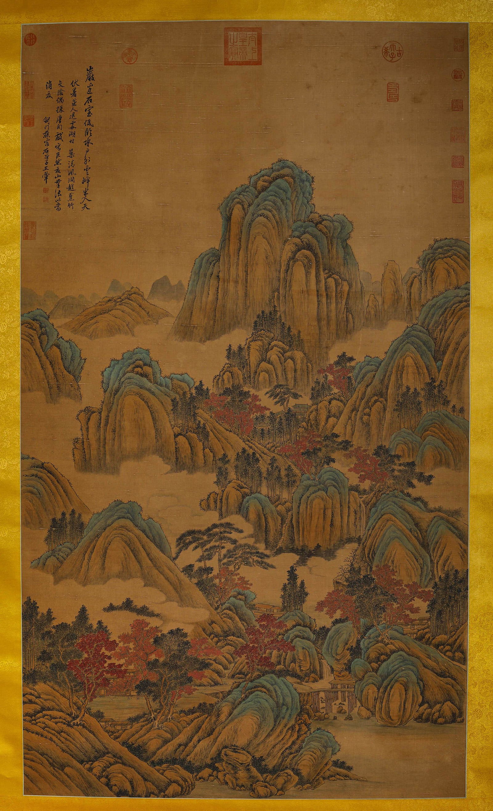 Wang Hui Mark, Landscape Chinese Painting: Wang Hui Mark, Landscape Chinese Painting Width:96.5cm Height:170cm Provenance: From a private collector in San Diego around 1930s.