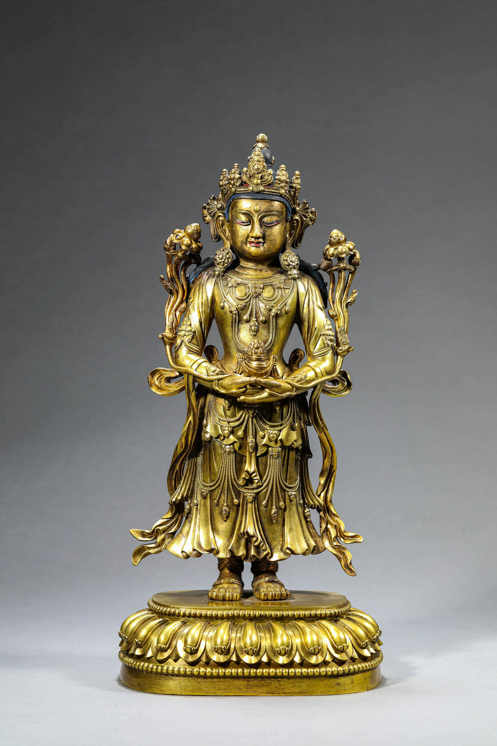 Gilt-Bronze Statue of Amitayus (1 of 7)