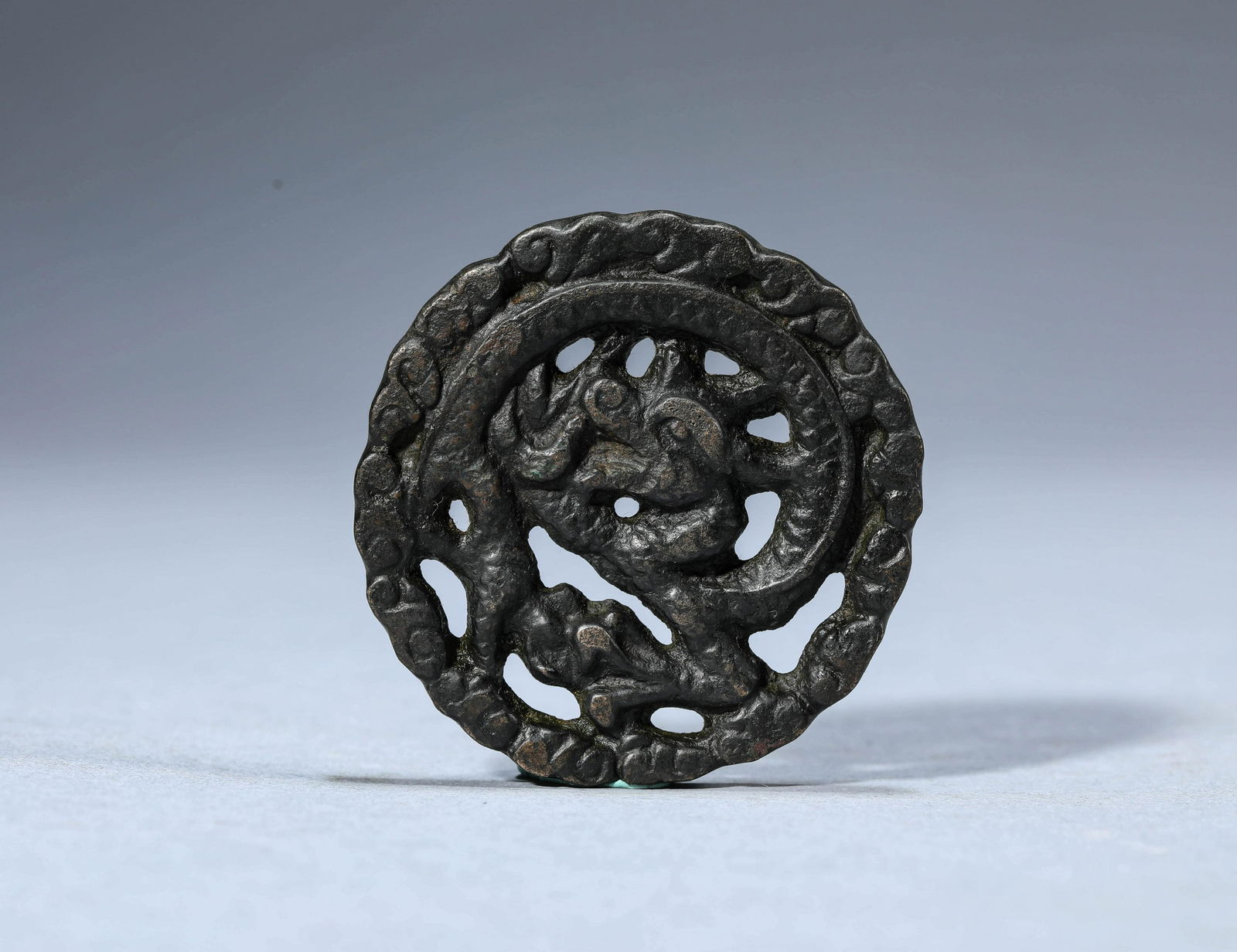 Chinese Copper Coin with Openwork (1 of 2)