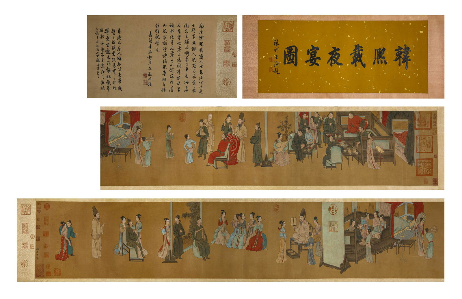 Figure and Feast Chinese Painting (1 of 15)