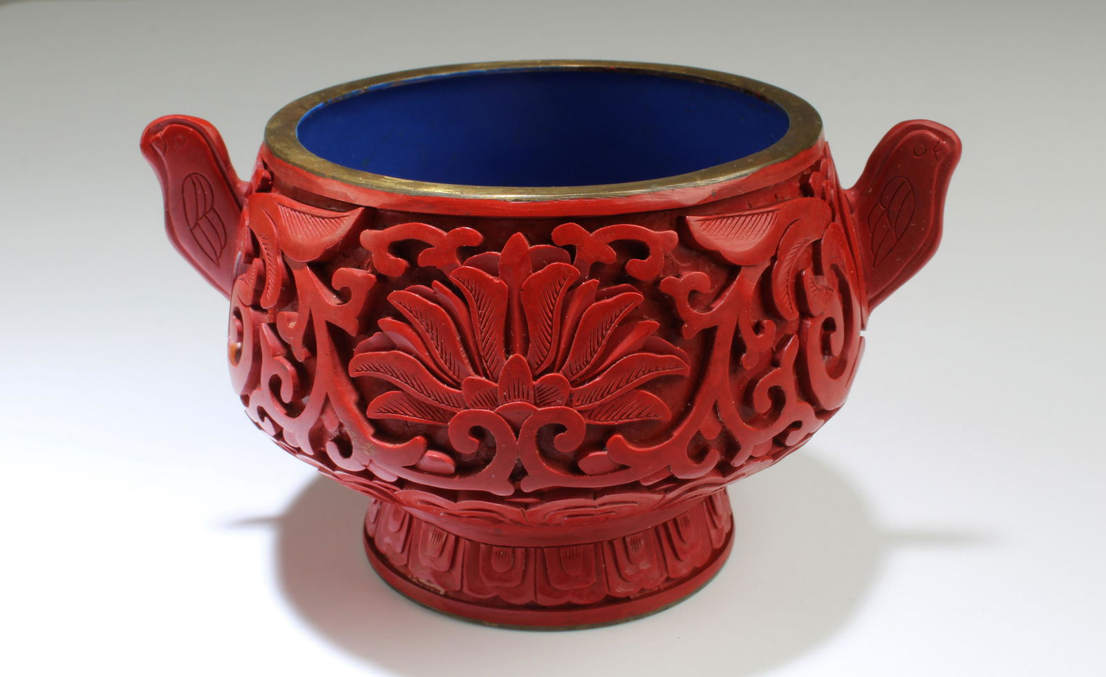 Chinese Cinnabar Lacquer Censer (1 of 4)