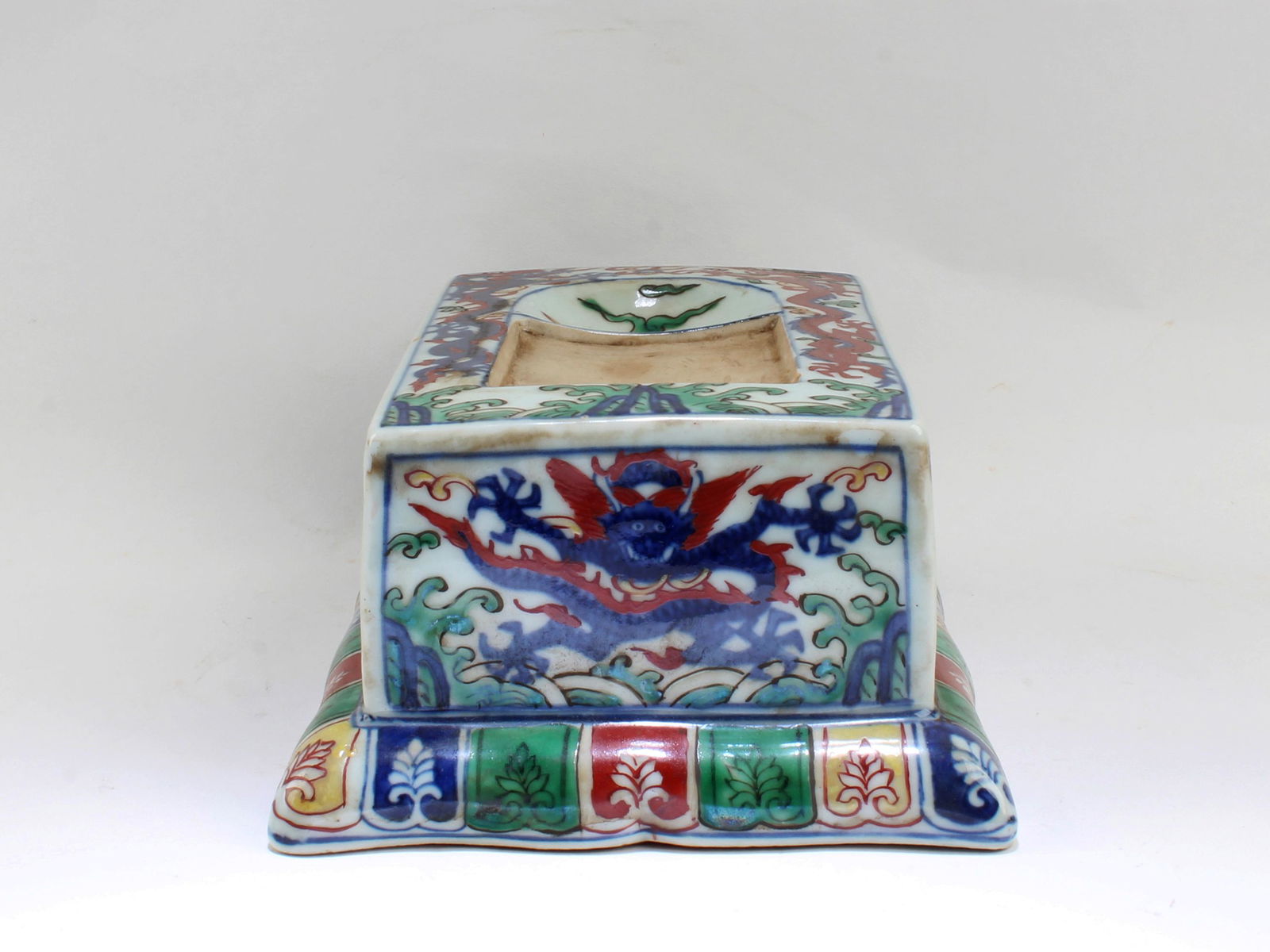 Chinese Dragon Porcelain Ink Stone (1 of 6)