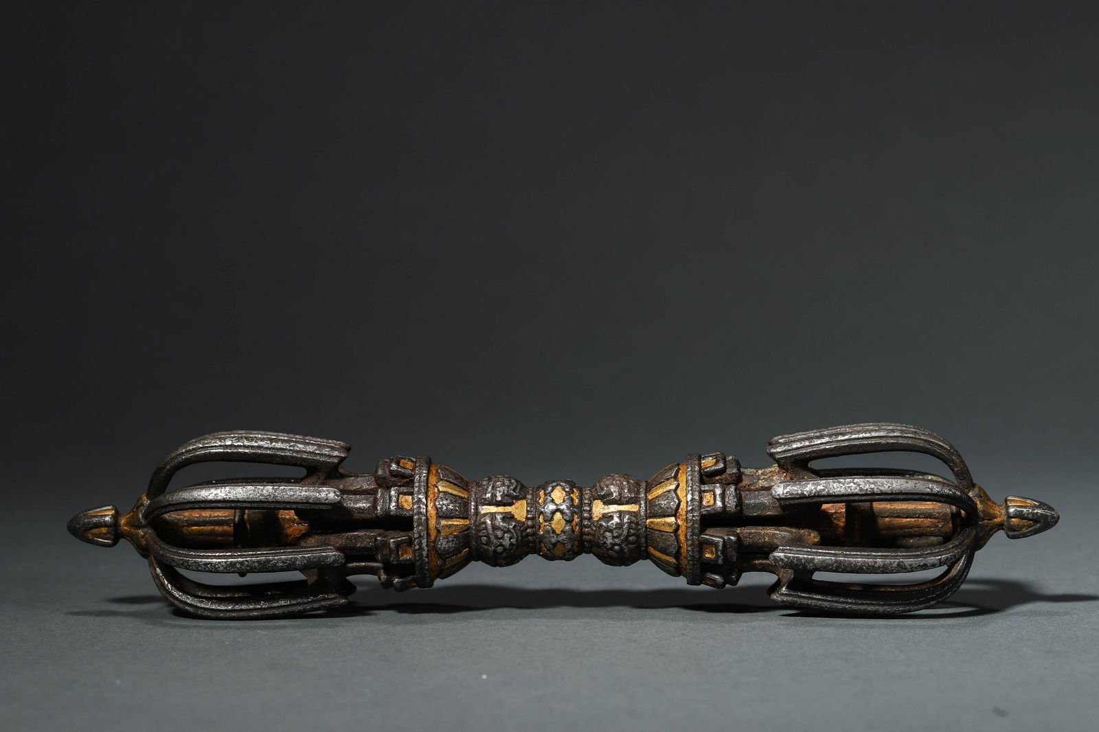 Yuan: A Gilt Bronze Vajra (1 of 6)