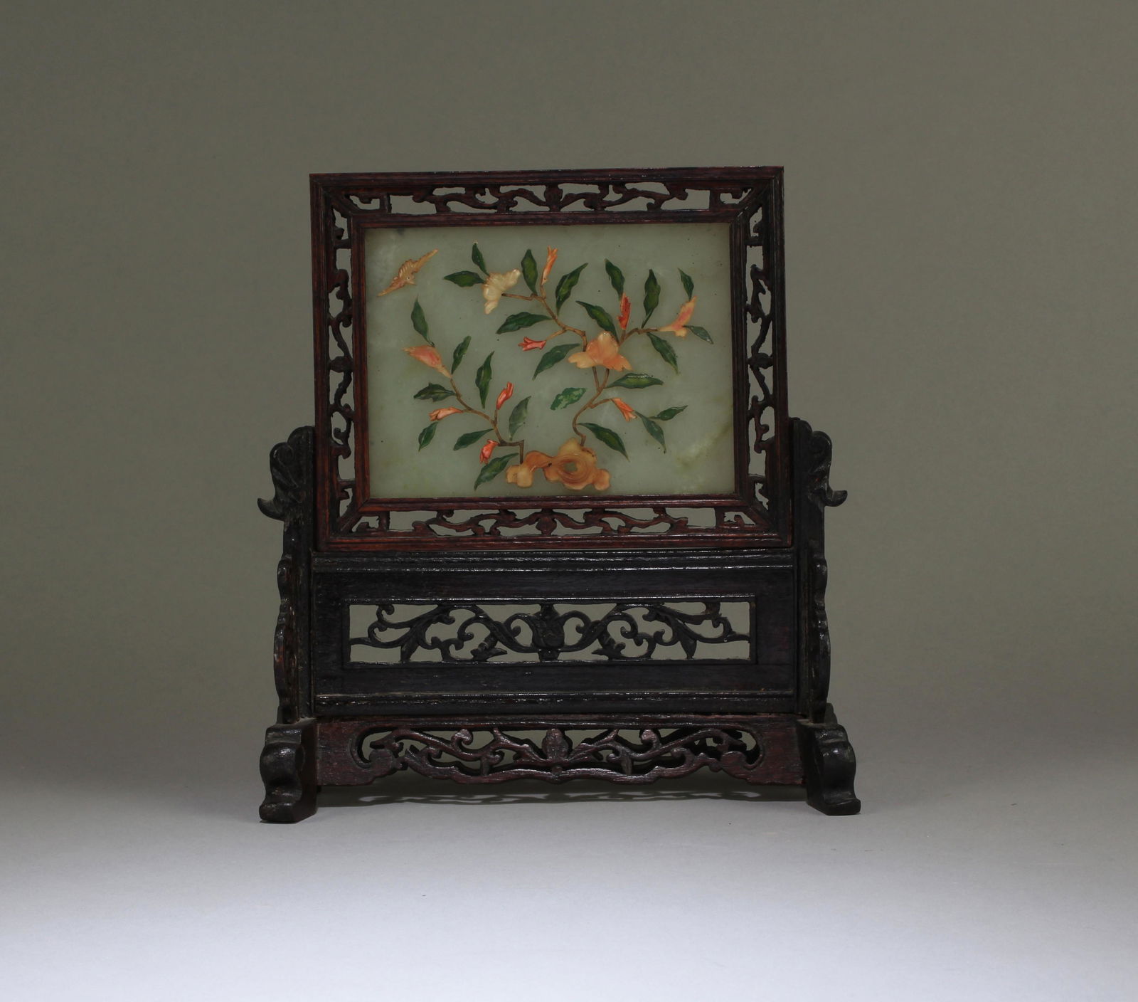 Antique Framed Wooden Table Screen (1 of 5)