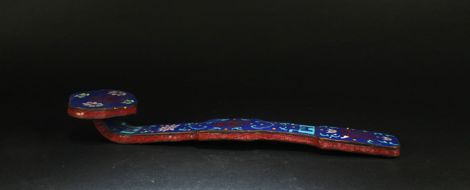 A Cloisonne Ruyi Scepter (1 of 6)