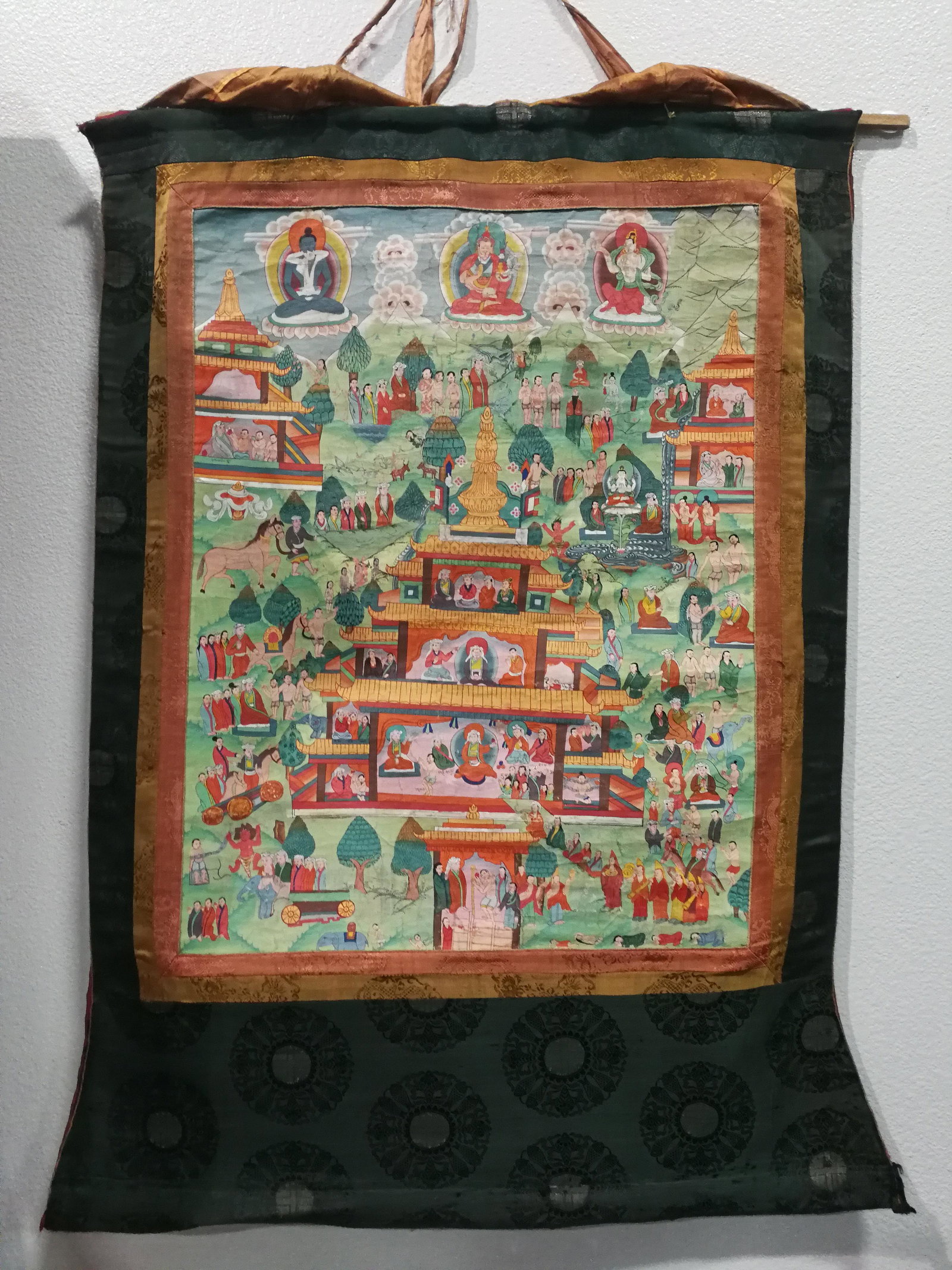 A Tibetan Thangka: A Tibetan Thangka
