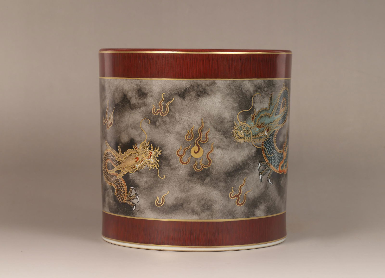 A Porcelain Brushpot (1 of 9)