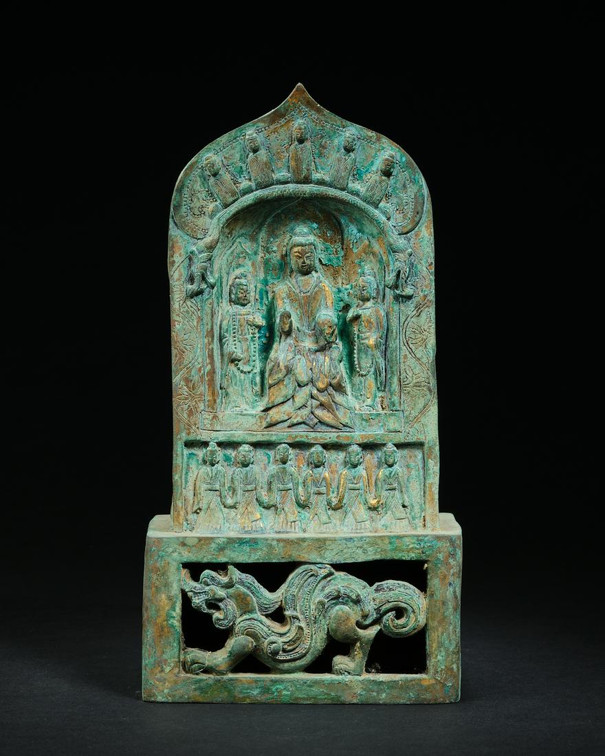 A Gilt Bronze Buddha Shrine (1 of 10)