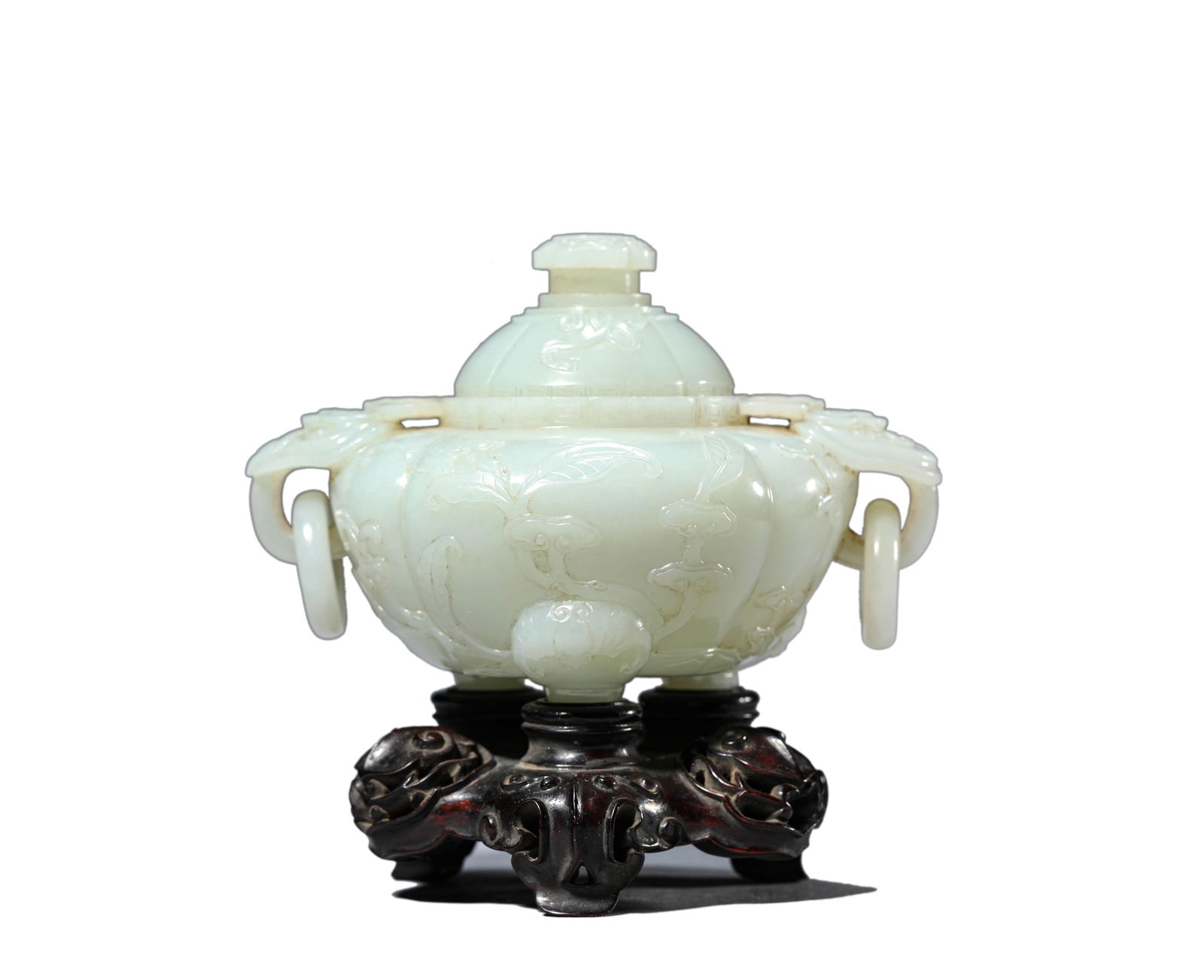 Jade Lingzhi-Form Double-Eared Censer (1 of 7)