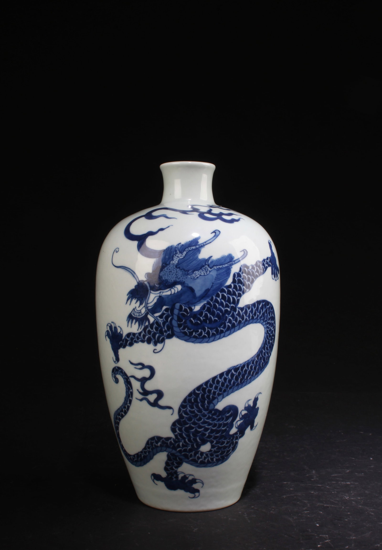 Chinese Blue & White Porcelain Vase (1 of 5)