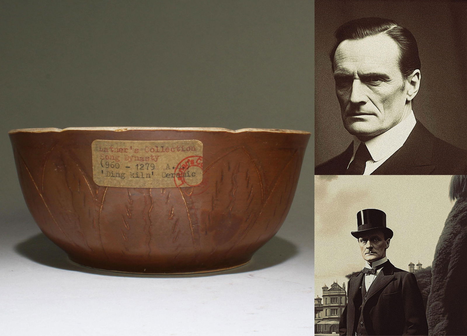 A Chinese ZiDing Ware Bowl (1 of 10)