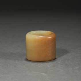 Carved Jade Thumb Ring