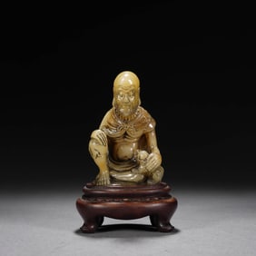 Shoushan Stone Seated Luoh