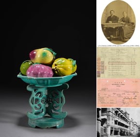 Bionic Porcelain Fortune&Longevity Plate