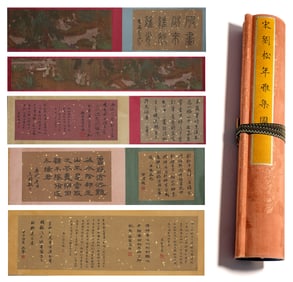 Liu Songnianmark, Chinese Painting Hand Scroll