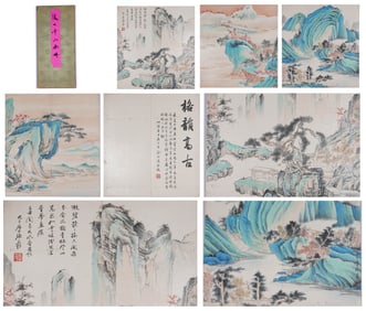 Zhang Daqianmark, Chinese Painting Hand Album