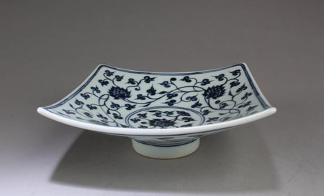 Chinese Blue & White Porcelain Plate