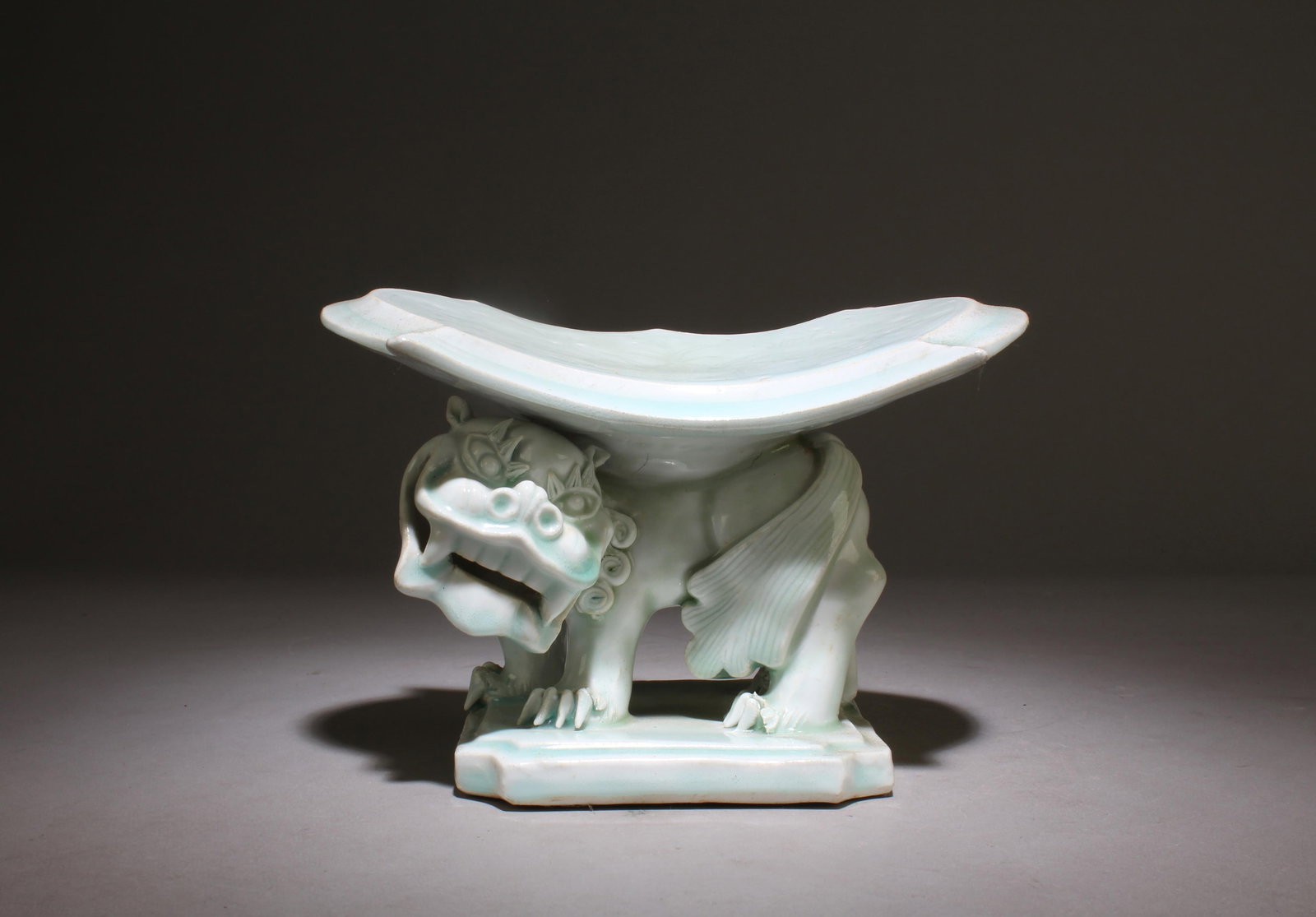 CHINESE Yin Qin Glazed PORCELAIN PILLOW: CHINESE PORCELAIN PILLOW. Dimension: 4.5" x 8" x 5"