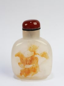 Chinese Agate Snuff Bottle