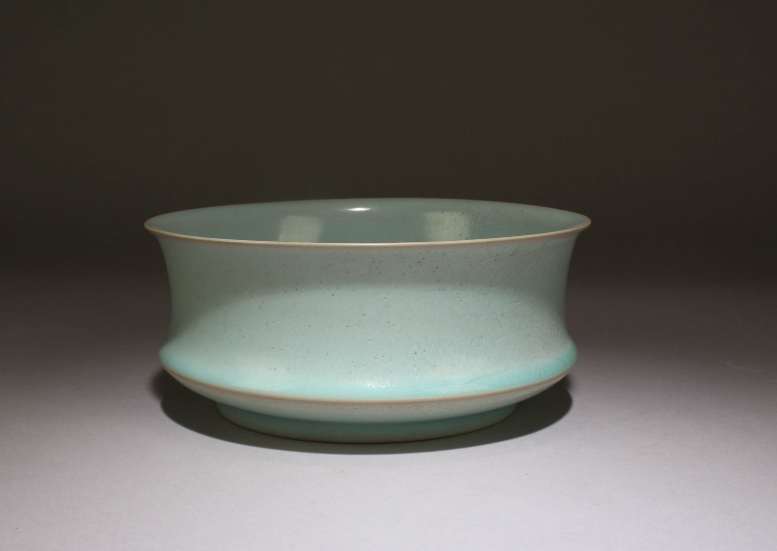 A Ruyao Bowl: A Ruyao Bowl. Dimensions: 6.75" x 3"