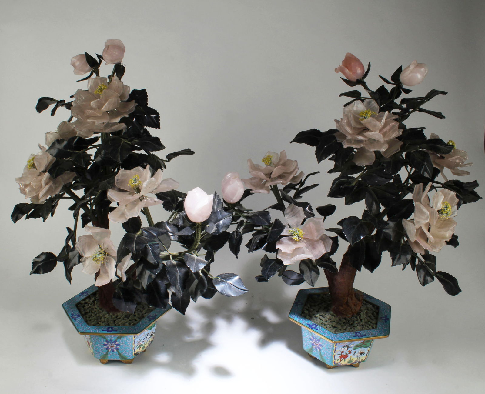 A Pair of Cloisonne Flower Pots (1 of 17)