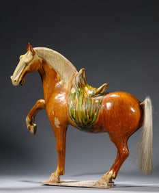 Sancai-Glazed Horse Statue