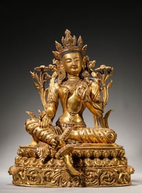 Gilt-Bronze Shyamtar Statue