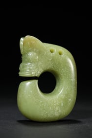 Jade Dragon-Hog Ornament