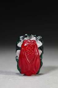 Glassware Toad Carving