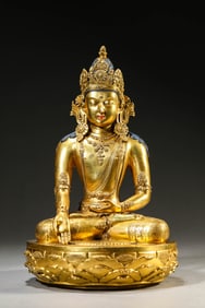 Gilt-Bronze Buddha Statue