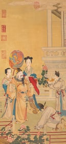 Qiu Ying Mark, Chinese Figure Painting