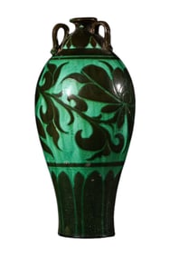 Green Glaze Sgraffito Meiping