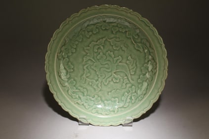 A Chinese Celedon Plate