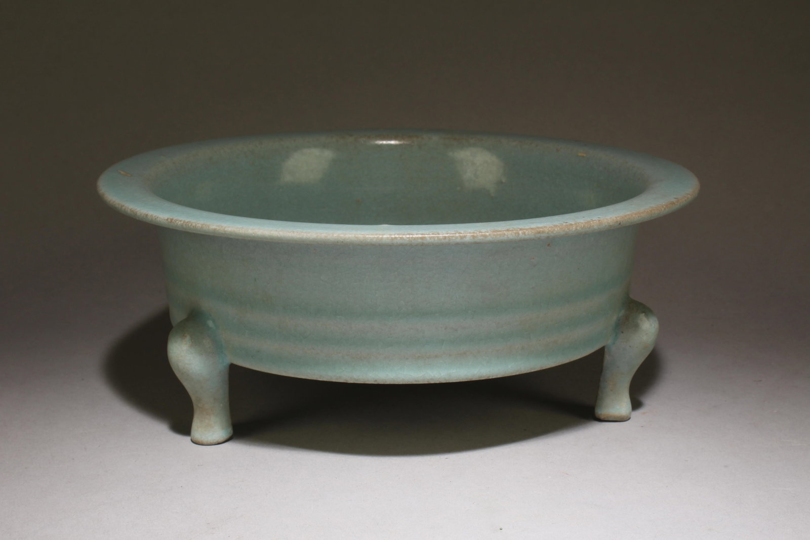 A Chinese Ruyao Ink Washer: A Chinese Ruyao Ink Washer. Dimensions: 3.3" x 8.5".