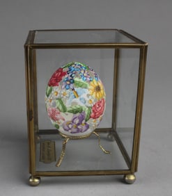 An Egg Shell Carving