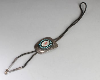 A Silver with Turquoise Stone Accessory