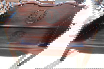 Chinese Hardwood Sofa Styled Bench with Arm Rest