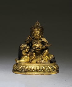 Chnese Gilt Bronze Buddha Statue