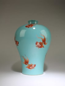 A Porcelain Meiping Vase