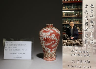 A Red-Underglazed Fencai Vase