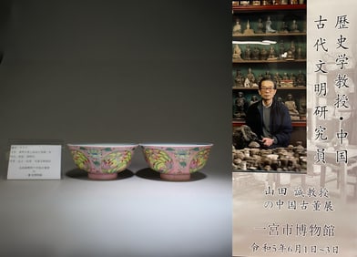 A Pair of Fencai Bowl