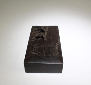 A Carved Wooden Ink Stick