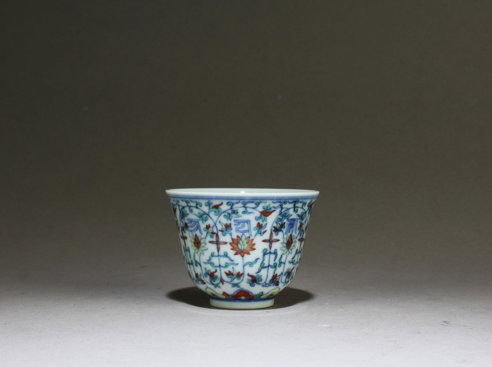 A Doucai Porcelain Cup (1 of 4)