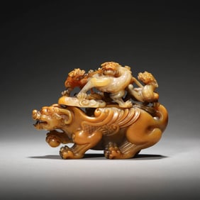 Tianhuang Stone Mythical Beast Ornament