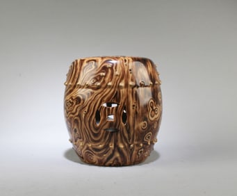 A Mini Porcelain Garden Stool