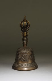 A Bronze Tibetan Religious Instrument