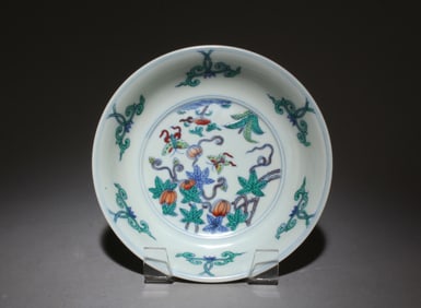 A Doucai Plate