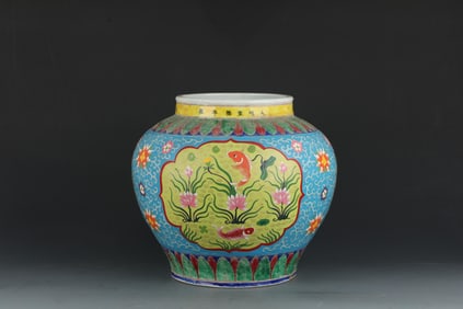A Chinese Cloisonne Jar