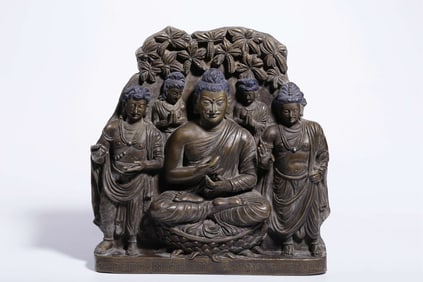 A Bronze Shakyamuni Buddha Statue